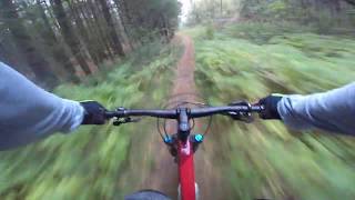 Quick Main trail Mountain Bike across the...
