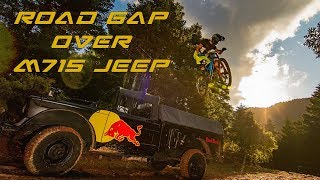 Kalavrita DH 2019-Road Gap over Red Bull M715 Jeep