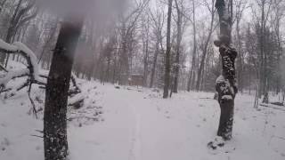 Snowy Owasippe Fat biking