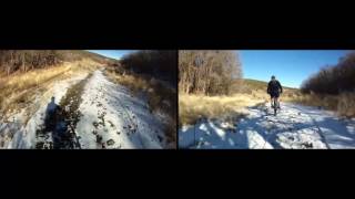 Mountain Biking Yellow Fork West (Fall's First...