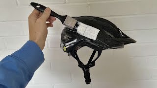 Custom painted MTB helmet! (this was a bad idea)