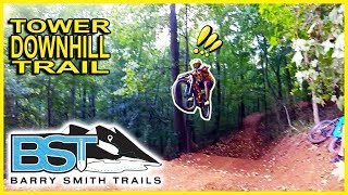 *NEW* RADIO TOWER Downhill MTB Jump Trail @...