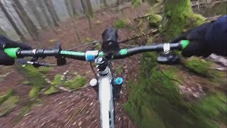 I think I hit the rear rotor, during gnarly...