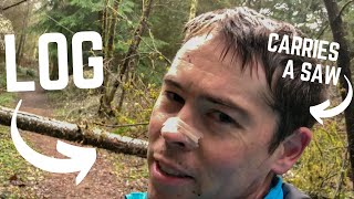 Back on the bike & clearing trails!