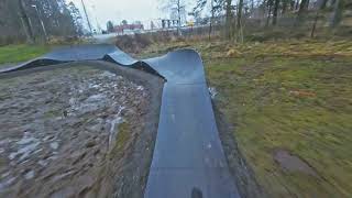 riding the new pumptrack some days after...