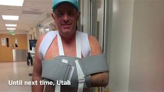 I broke my Collarbone!!! Thunder Mountain MTB...