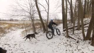 Sharon Mills mountain bike trail fat biking...