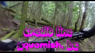 Mountain Biking: Credit Line, Squamish, BC