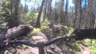 Mountain Biking: Ledges, Nelson, BC