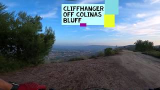 CliffHanger MTB Trail off Colinas Bluff in...