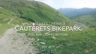 Cauterets Bike Park France - full run - MTB...