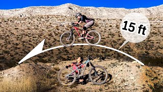 Riding Super Tech to 15 ft Gap Jumps in Texas!
