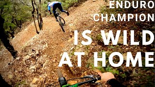 He is the first ever E-BIKE Champion! | Trail...