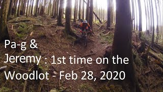 Pa g's 1st ride on The Woodlot Feb 28, 2020