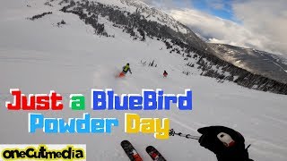 Just A BlueBird Powder Day!   onecutmedia