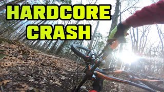 Mountain Biker Hits His Head On The Ground and...