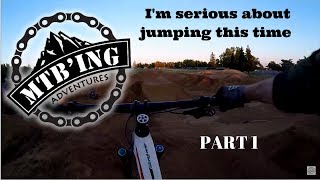 New jump line, Elk Grove Bike Park