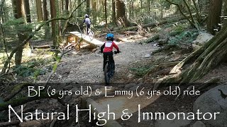 BP (8 yrs old ) & Emmy (6 yrs old) ride...