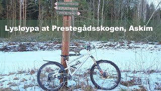 Lysløypa Prestegårdsskogen, Askim, Indre...