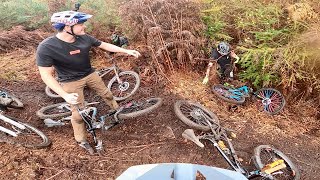 MTB CARNAGE TRAIN DOWN THE LATEST TRAIL AT...