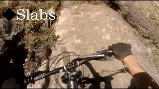 Mountain Biking Slabs Trail - Three Blind Mice, BC
