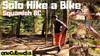 Solo hike a bike to ride in Squamish BC ...