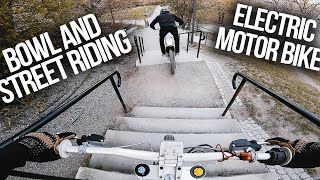 INSANE ELECTRIC MOTOR BIKE SKATEPARK &...