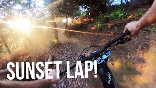 Toilet Bowl?! sunset lap at Dirt Farm