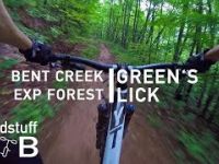 Mountain Biking Green's Lick in Bent Creek, NC...