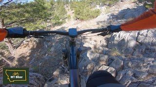 Double black mountain biking in Helena - Hogsback