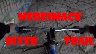 Mountain Biking at the Merrimack River Trail -...