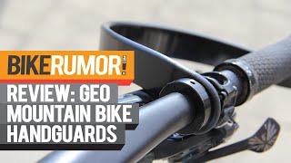 Review: GEO mountain bike handguards protect...
