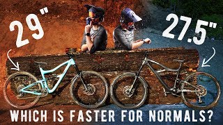 Which is Faster for Average Riders? // 27.5 VS...