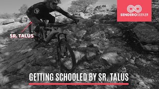 Being Shown How To Ride A Mountain Bike, Properly