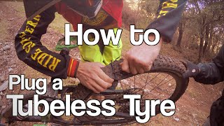 Tubeless Tyre Repair | How to plug a Tubeless Tyre