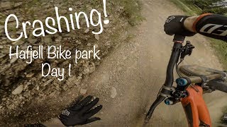 Crashing! Hafjell Bike Park day 1