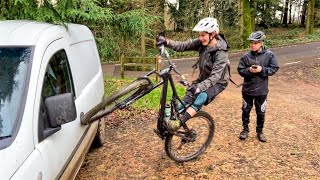 The absolute WORST way to end a MTB ride!