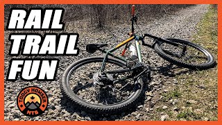 More adventure than I anticipated!  Rail Trail...