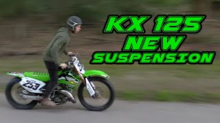 JS 259 KX 125 GETS FACTORY SUSPENSION!!!!