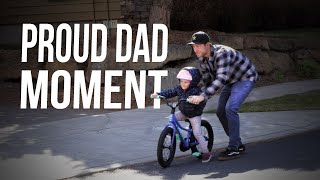 Teaching My Daughter To Ride A Pedal Bike