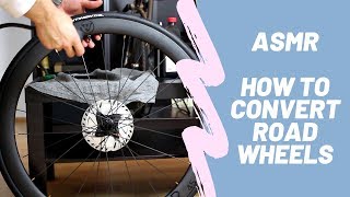 Road wheel TUBELESS CONVERSION | ASMR Bike