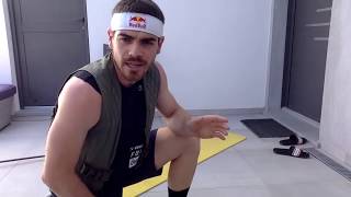 Bruni working out with you