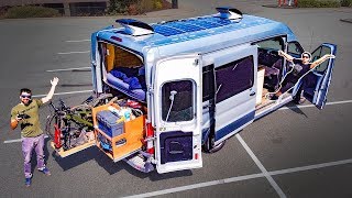 How and Why We Built Our Camper Van! (With Tour)