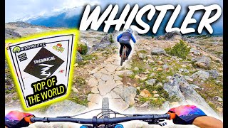 Descending From the Highest Point In Whistler...
