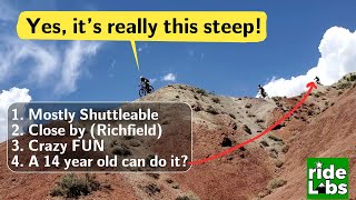 Steep Ridgeline Riding in Utah