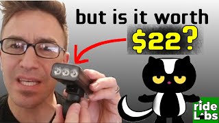 Cheap Bike Light to Scare Skunks