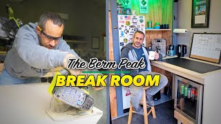 Building a break room and finishing the shop...