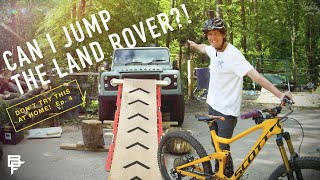 DON'T TRY THIS AT HOME!! LAND ROVER JUMP...
