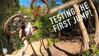 FINALLY TESTING MY BACK YARD JUMPS!!!!!