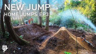 HOME DIRT JUMP BUILD Ep3!!  NEW JUMP IS...